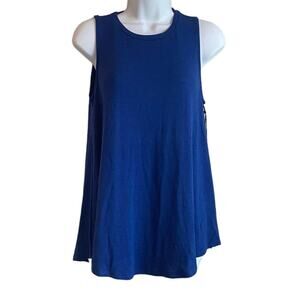 Gibson Women Top  XXS Blue Lightweight Stretch Rayon Tunic Cruisewear Resort NEW